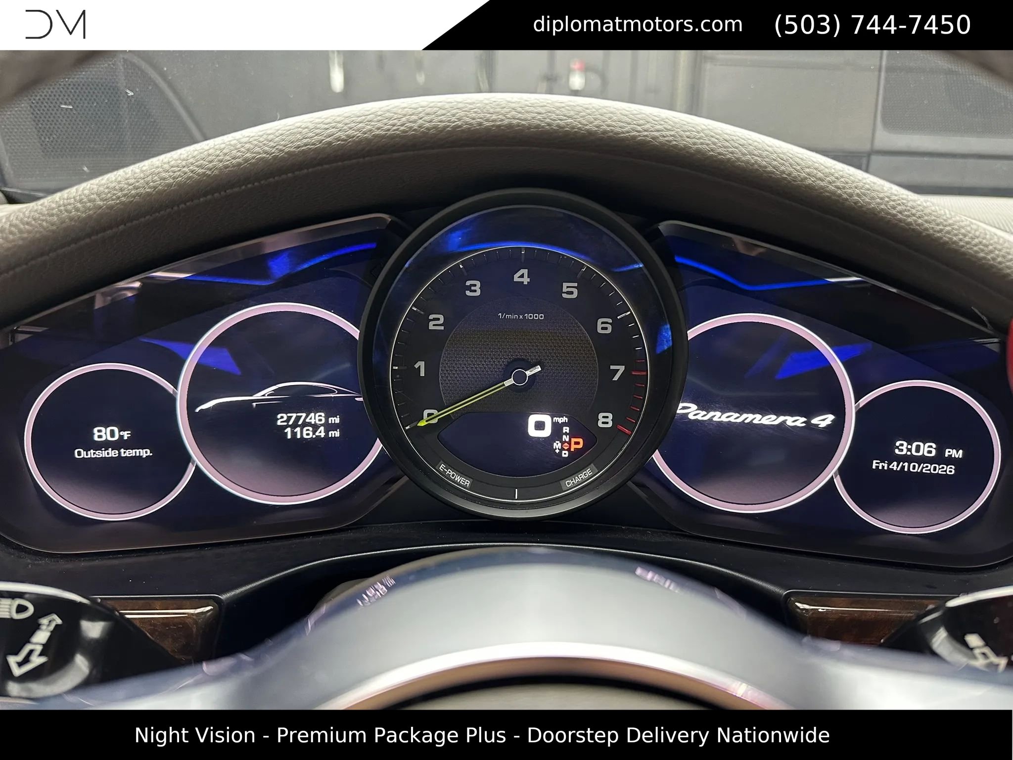 Used 2020 Porsche Panamera 4 w/ Premium Package Plus image 32