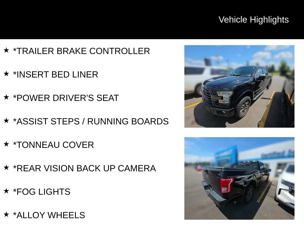 Used 2016 Ford F150 XLT w/ Equipment Group 301A Mid AWD/4WD image 16