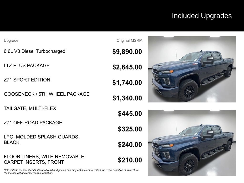 Used 2023 Chevrolet Silverado 3500 LTZ w/ LTZ Plus Package AWD/4WD image 3