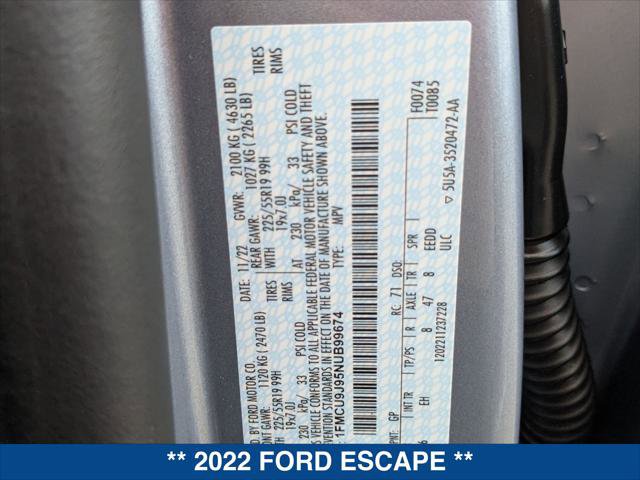 Certified 2022 Ford Escape Titanium w/ Class II Trailer Tow Package image 26