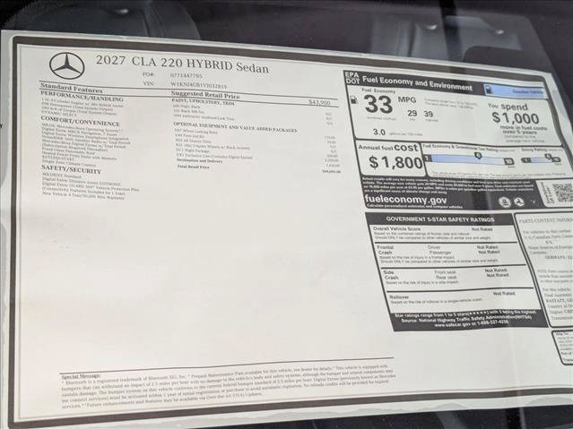 New 2027 Mercedes-Benz CLA 220 image 18