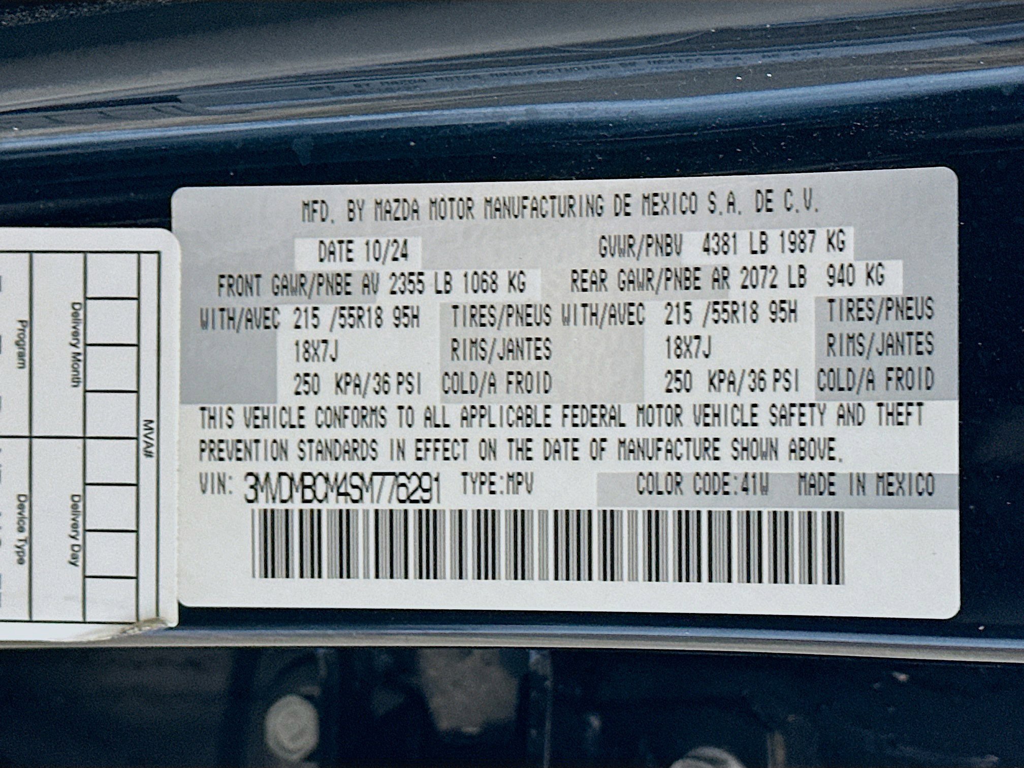 Used 2025 MAZDA CX-30 AWD 2.5 S w/ Preferred Package image 12