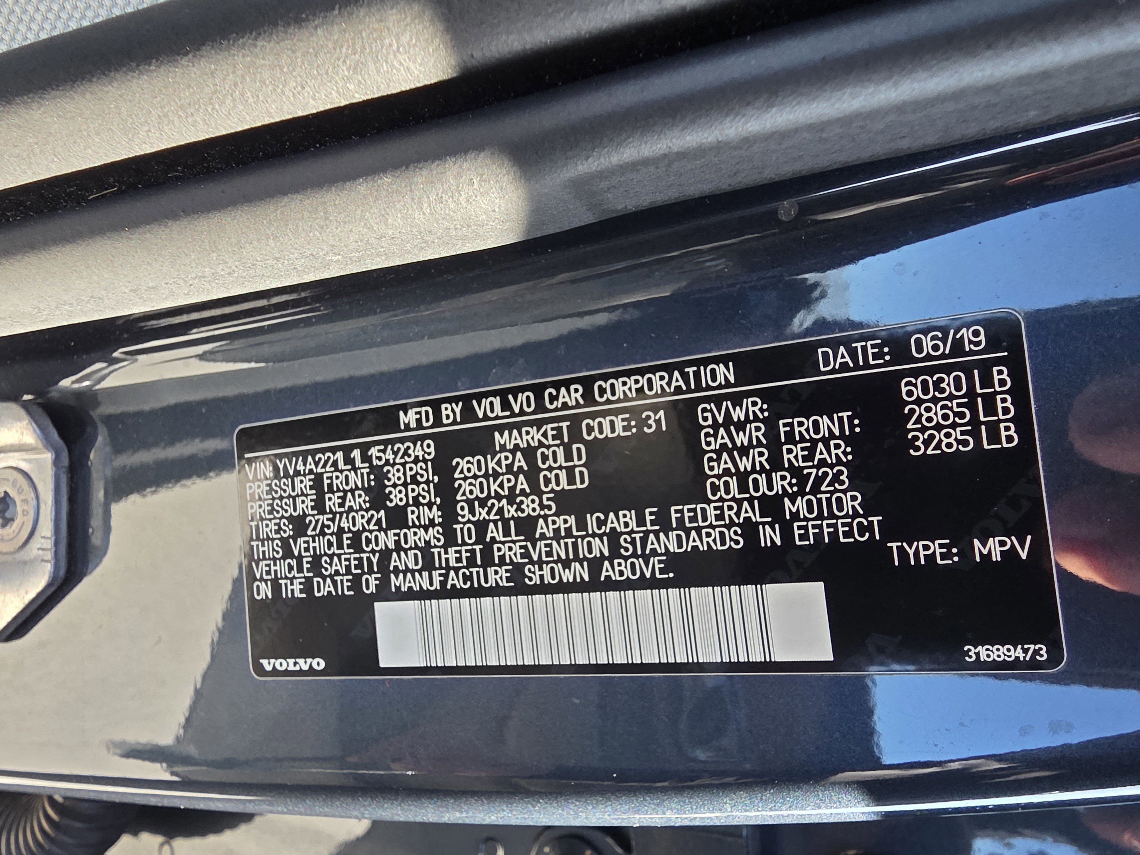 Used 2020 Volvo XC90 T6 Inscription image 27