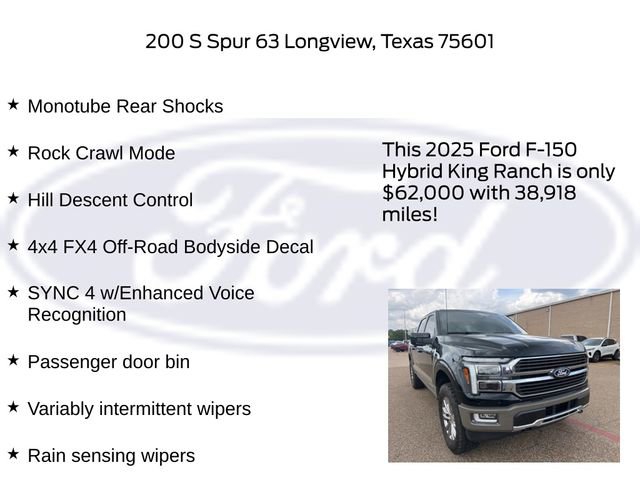 Used 2025 Ford F150 King Ranch w/ FX4 Off-Road Package image 29