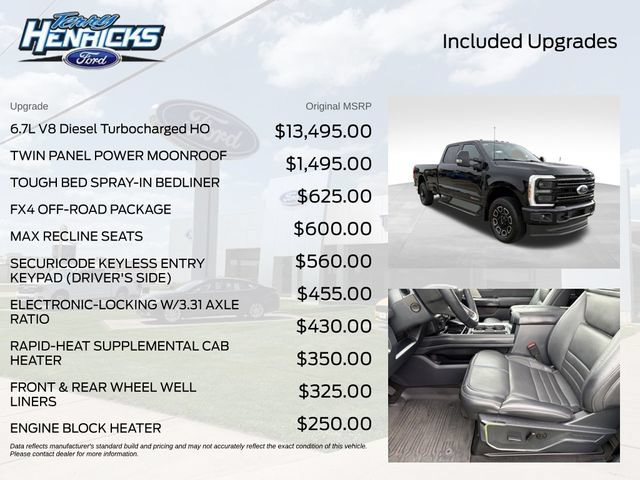 Used 2026 Ford F350 Platinum w/ FX4 Off-Road Package AWD/4WD image 7