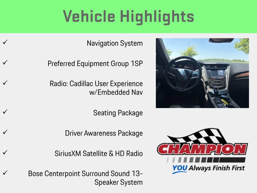 Used 2018 Cadillac CTS Luxury AWD/4WD image 6
