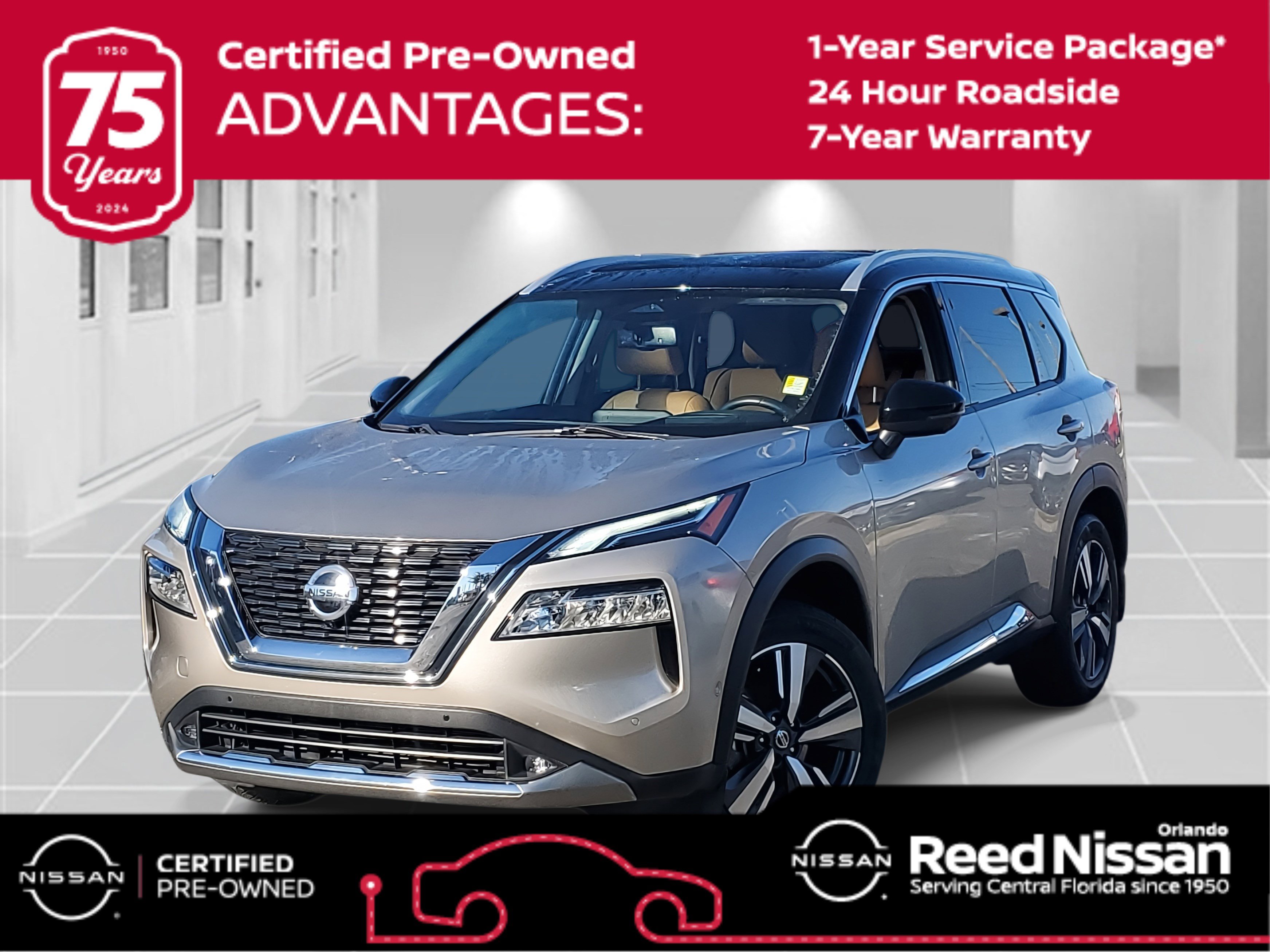 Certified 2021 Nissan Rogue Platinum