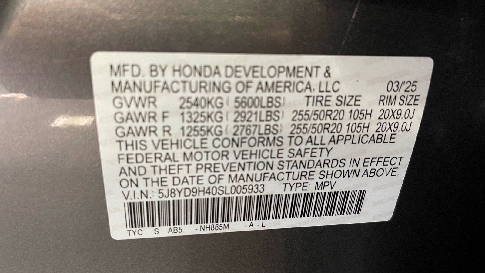 Used 2025 Acura MDX FWD w/ Technology Package image 19
