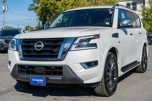 Used 2022 Nissan Armada Platinum w/ Captain's Chairs Package image 2