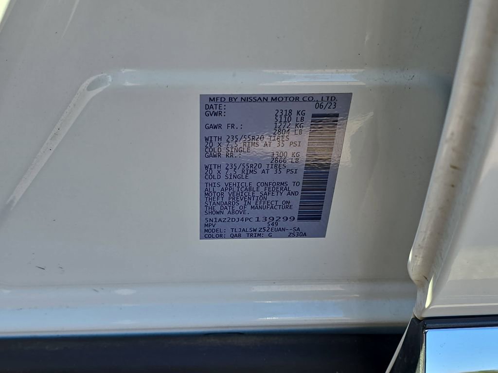 Used 2023 Nissan Murano Platinum w/ Cargo Package image 39