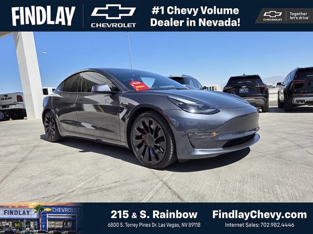 Used 2021 Tesla Model 3 Performance AWD/4WD image 1