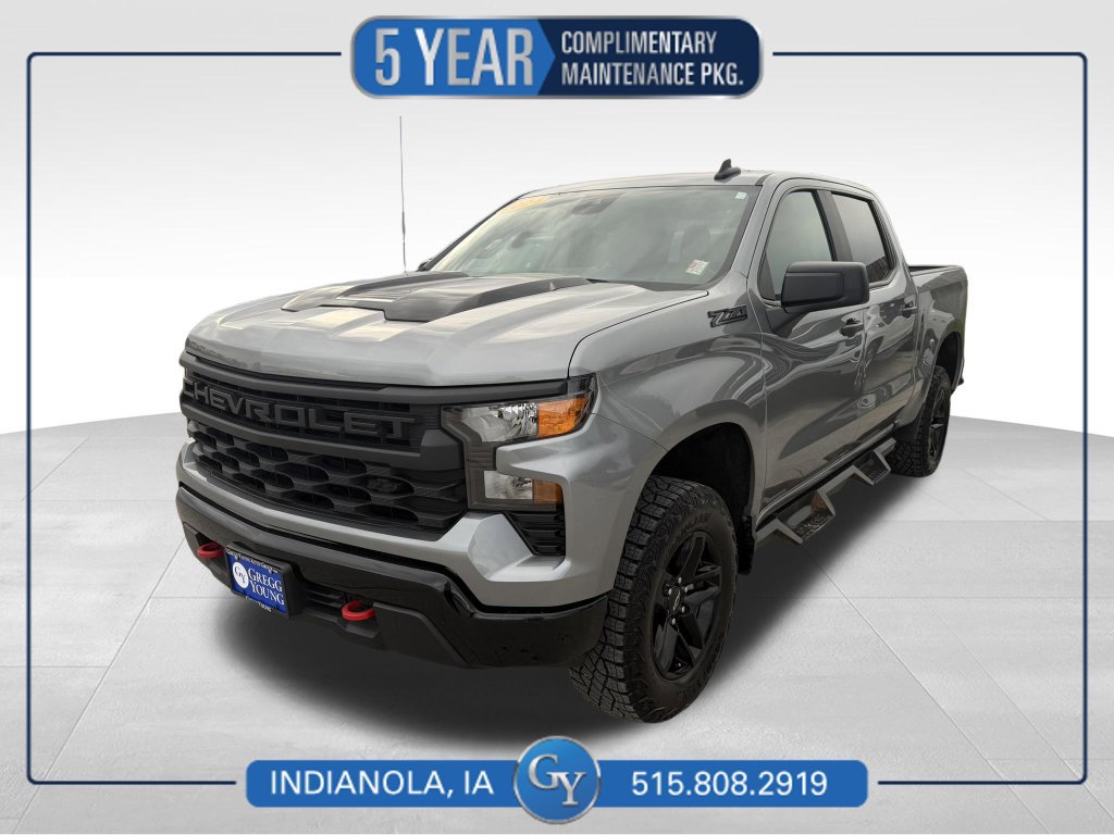 Used 2024 Chevrolet Silverado 1500 Custom Trail Boss AWD/4WD image 1