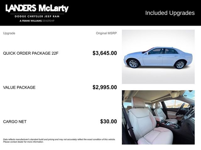 Used 2019 Chrysler 300 Touring L w/ Quick Order Package 22F image 15