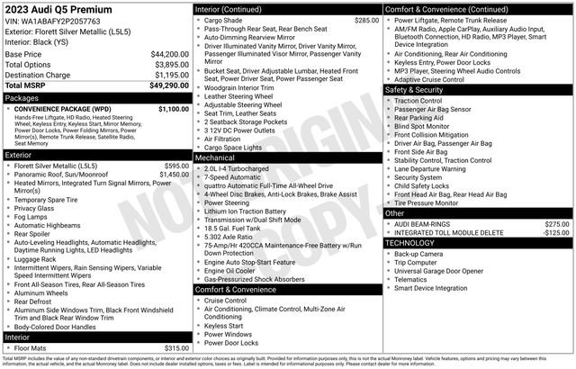 Used 2023 Audi Q5 2.0T Premium w/ Convenience Package image 5