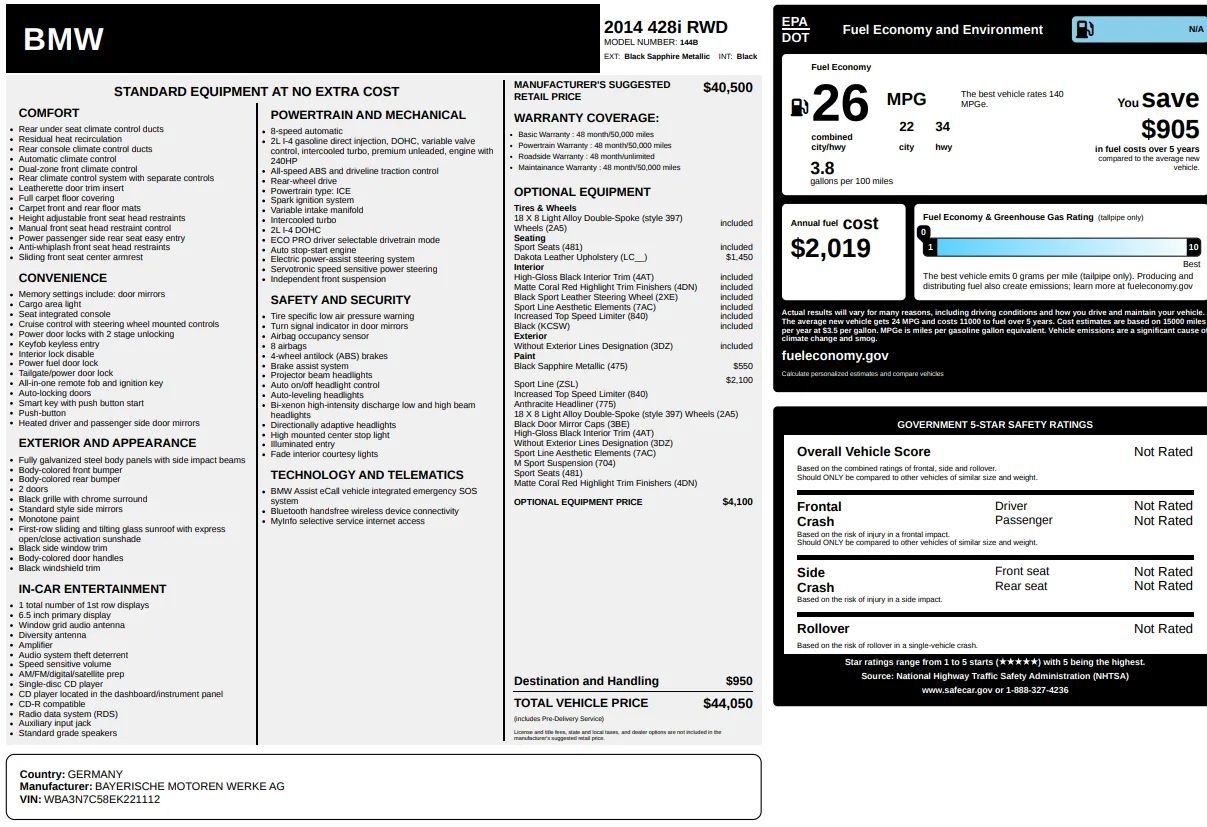Used 2014 BMW 428i Coupe image 35