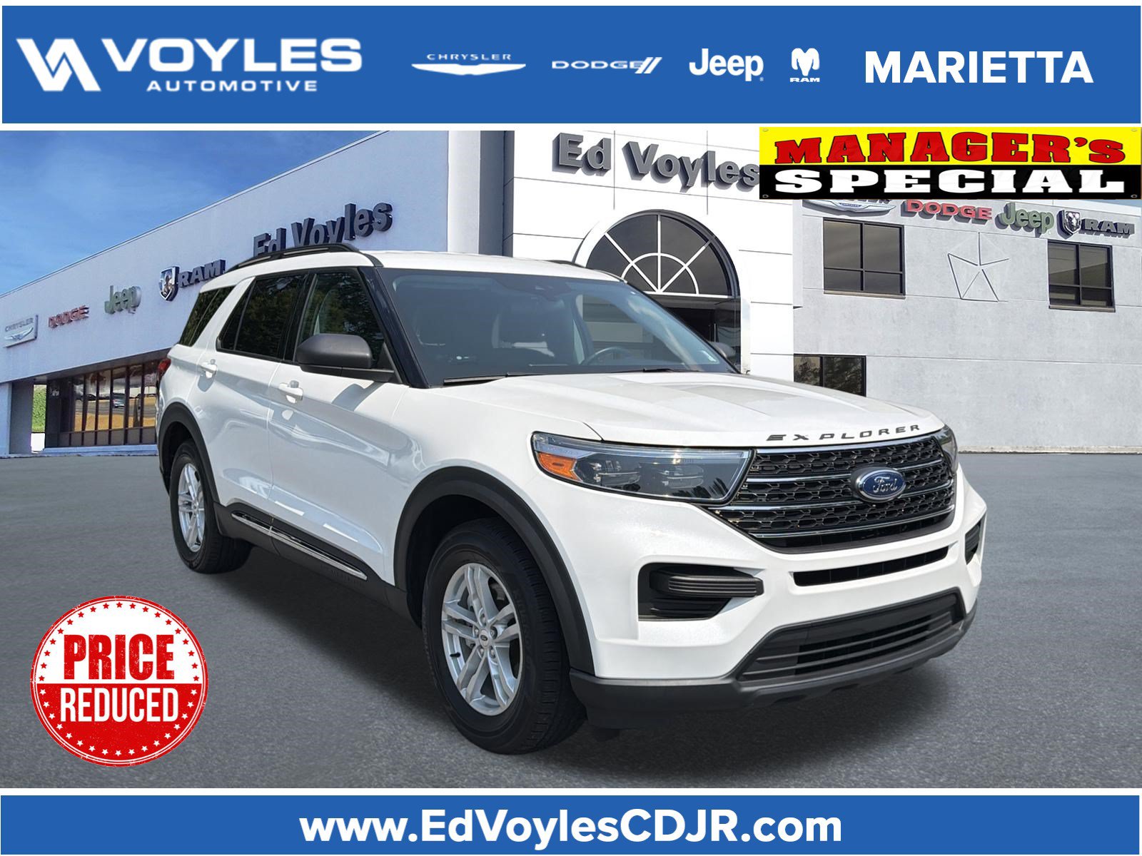 Used 2022 Ford Explorer XLT RWD image 1