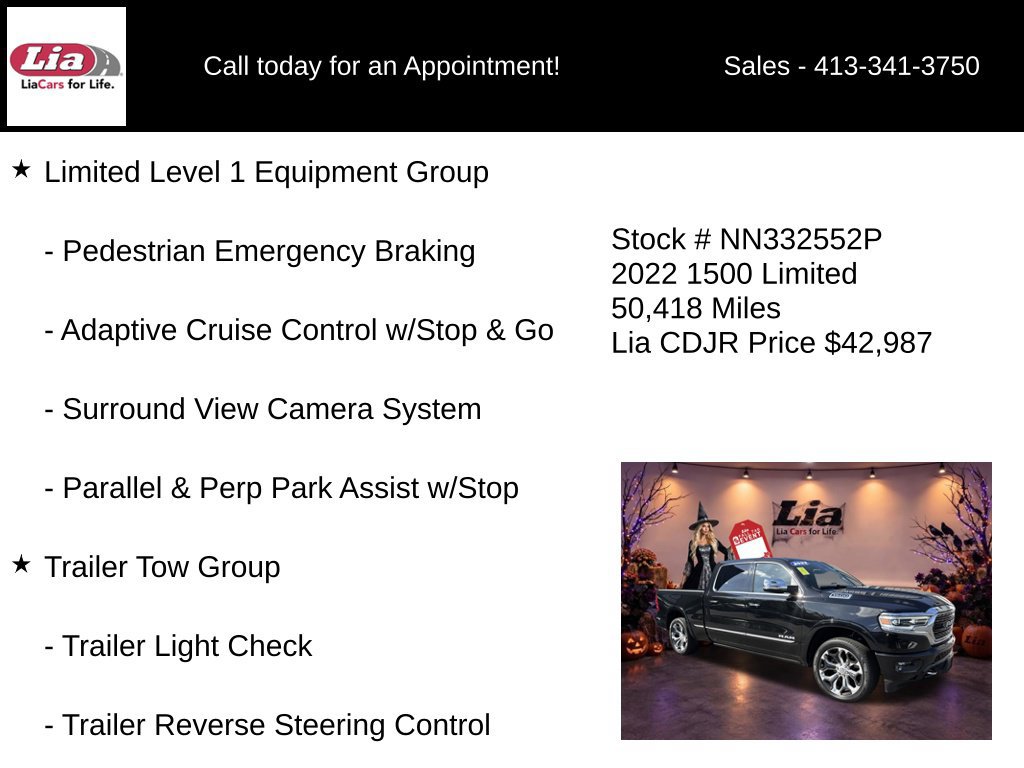 Certified 2022 RAM 1500 Limited AWD/4WD image 11
