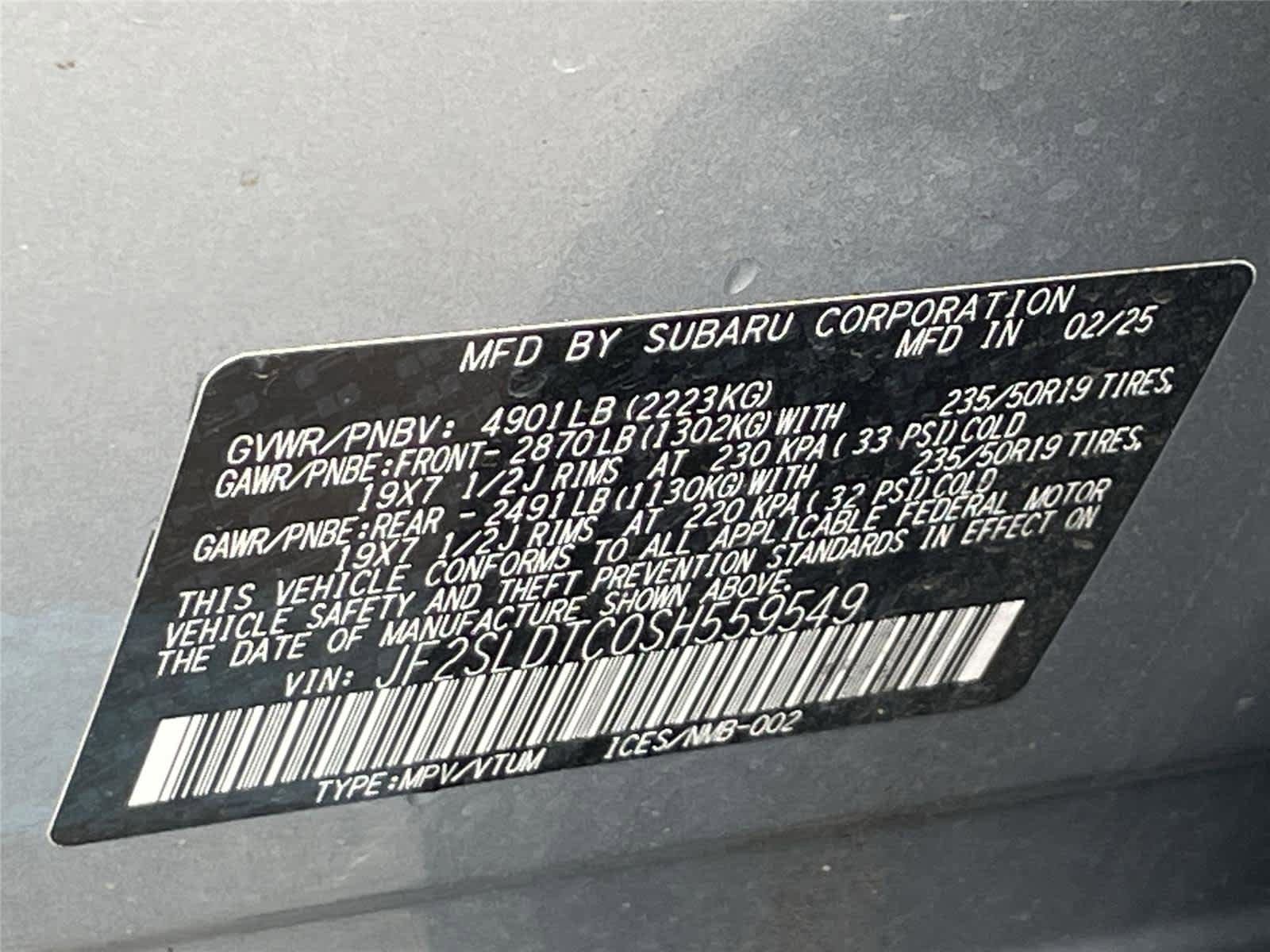 Certified 2025 Subaru Forester Touring AWD/4WD image 35