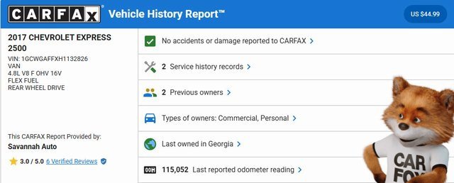 Used 2017 Chevrolet Express 2500 image 3