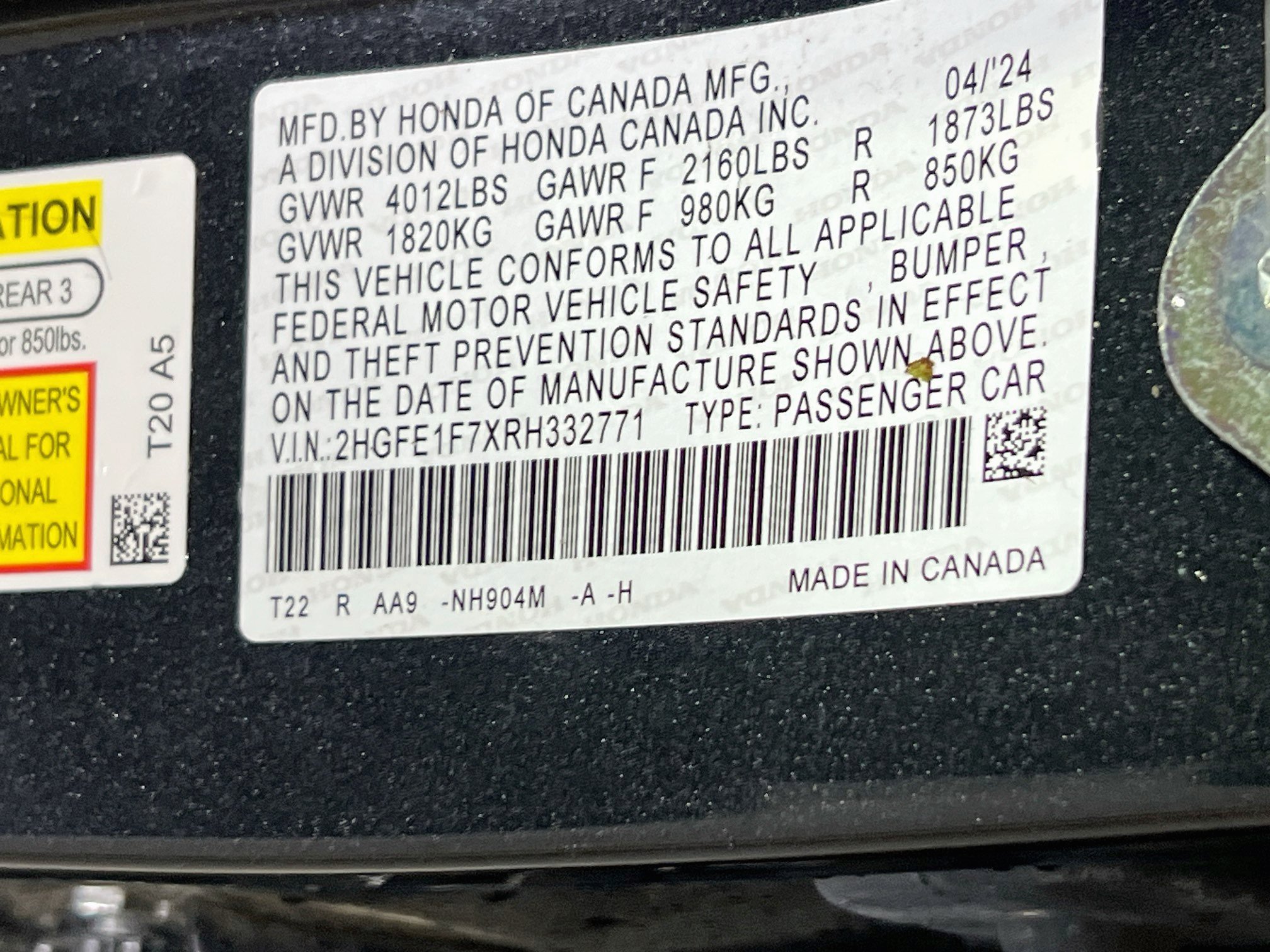 Used 2024 Honda Civic EX image 31