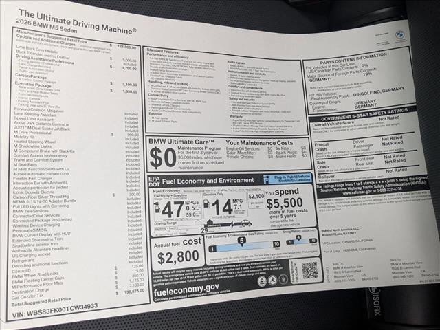 New 2026 BMW M5 image 20