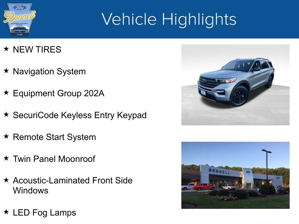 Used 2022 Ford Explorer XLT w/ Equipment Group 202A image 7
