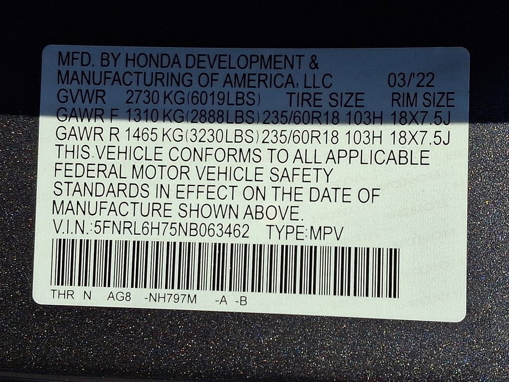 Used 2022 Honda Odyssey EX-L image 27