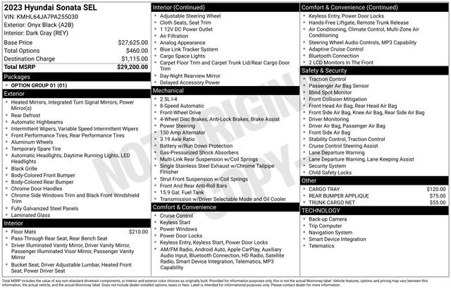 Used 2023 Hyundai Sonata SEL FWD image 8