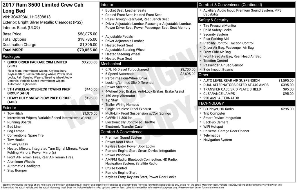 Used 2017 RAM 3500 Laramie Longhorn image 40