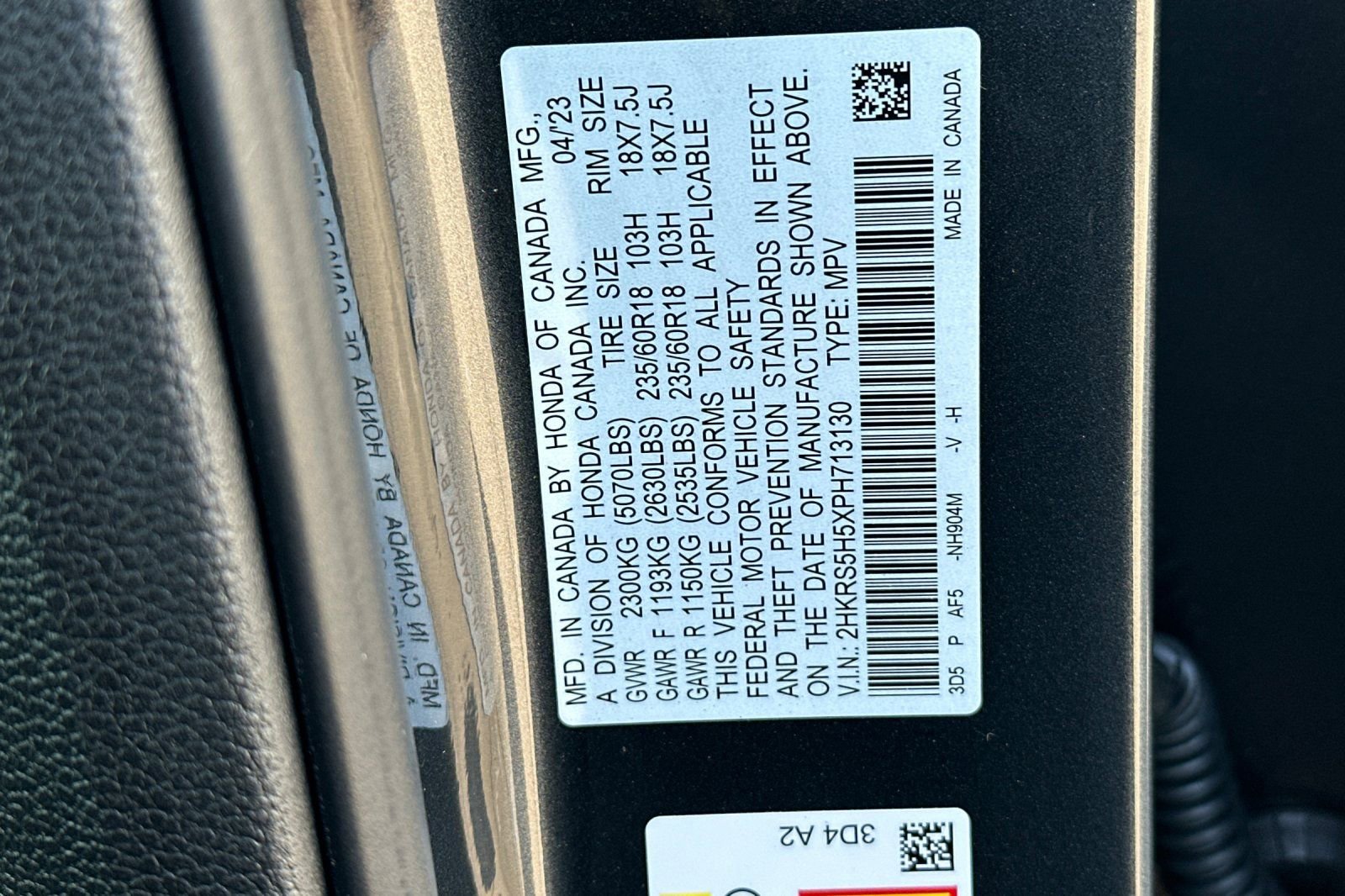 Certified 2023 Honda CR-V Sport image 34