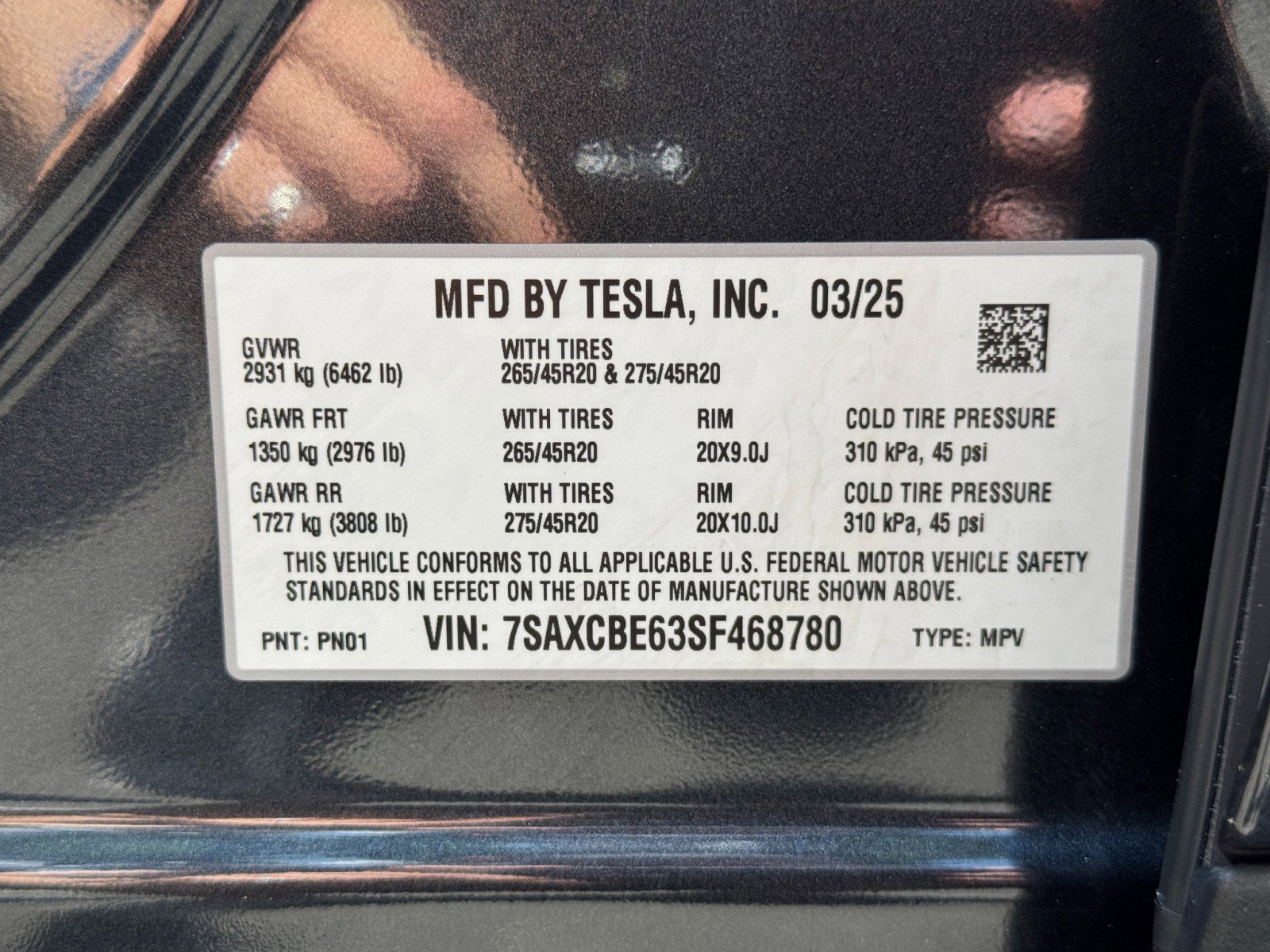 Used 2025 Tesla Model X Plaid AWD/4WD image 50