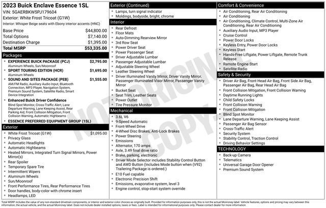 Used 2023 Buick Enclave Essence w/ Experience Buick Package image 7