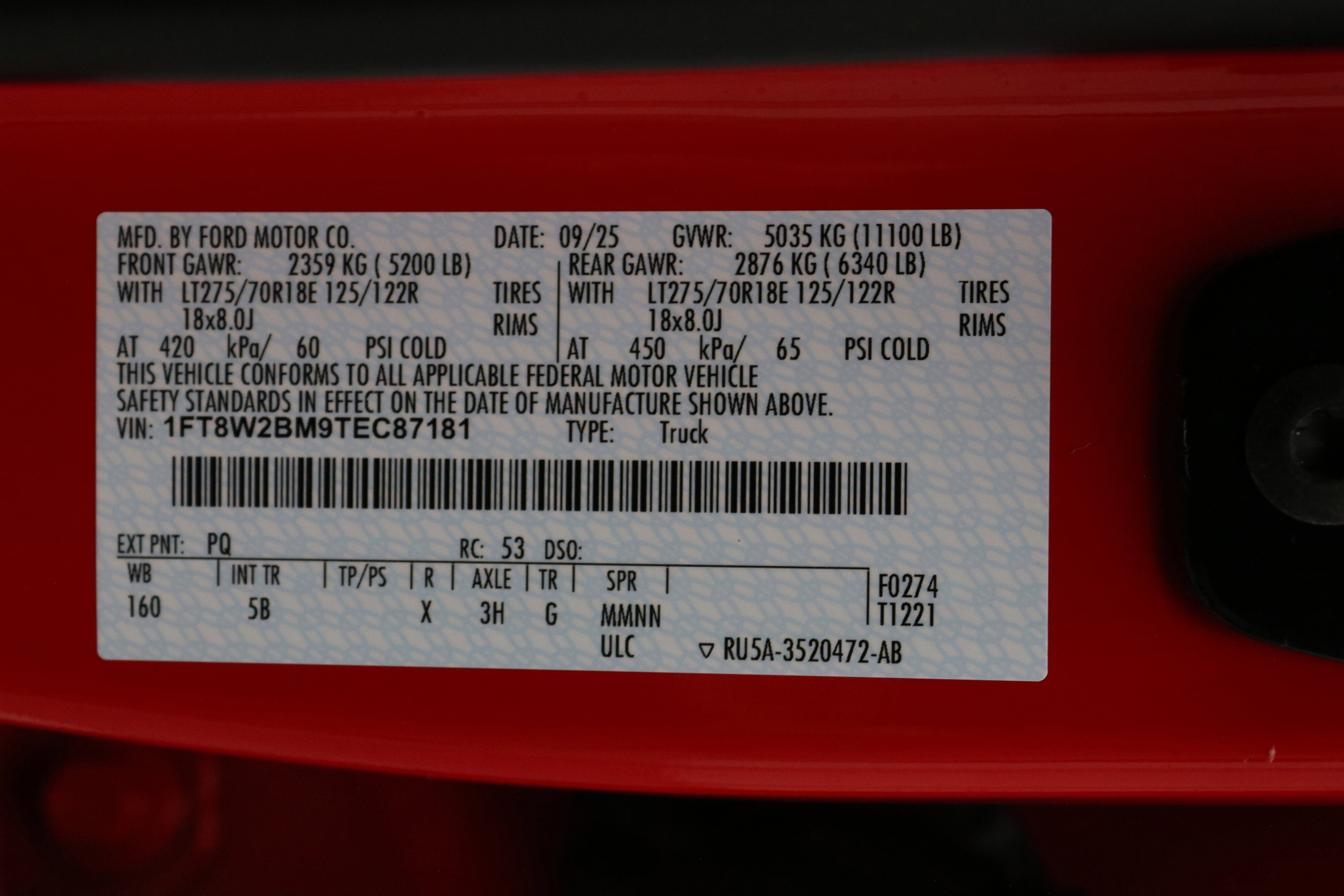 New 2026 Ford F250 Lariat image 24