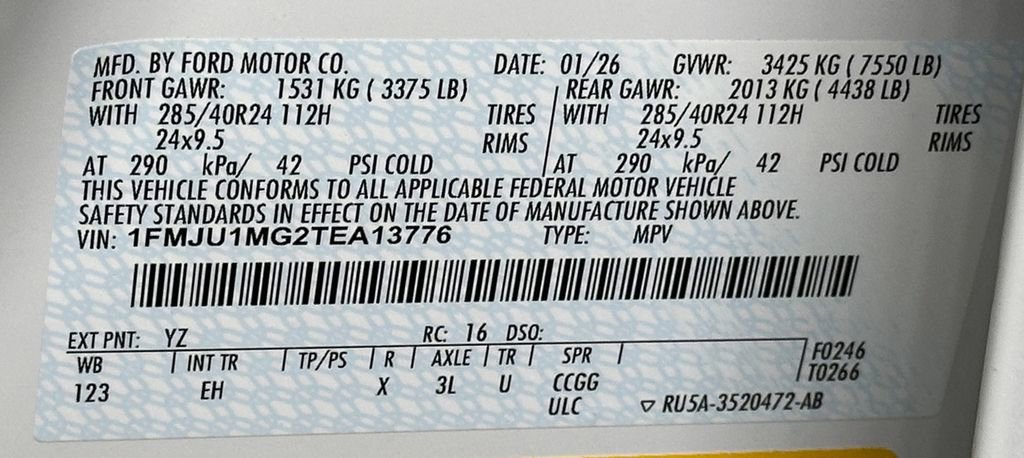 New 2026 Ford Expedition Platinum w/ Stealth Performance Package image 55