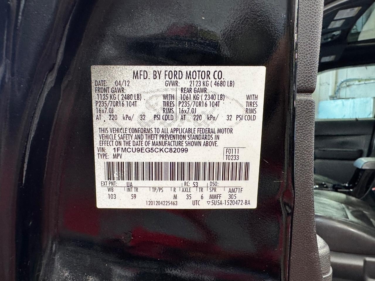 Used 2012 Ford Escape Limited AWD/4WD image 28