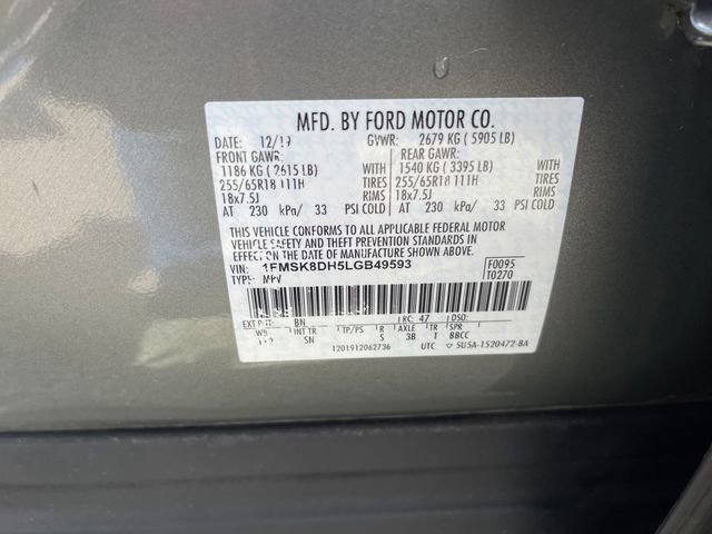 Used 2020 Ford Explorer XLT w/ Equipment Group 202A image 27
