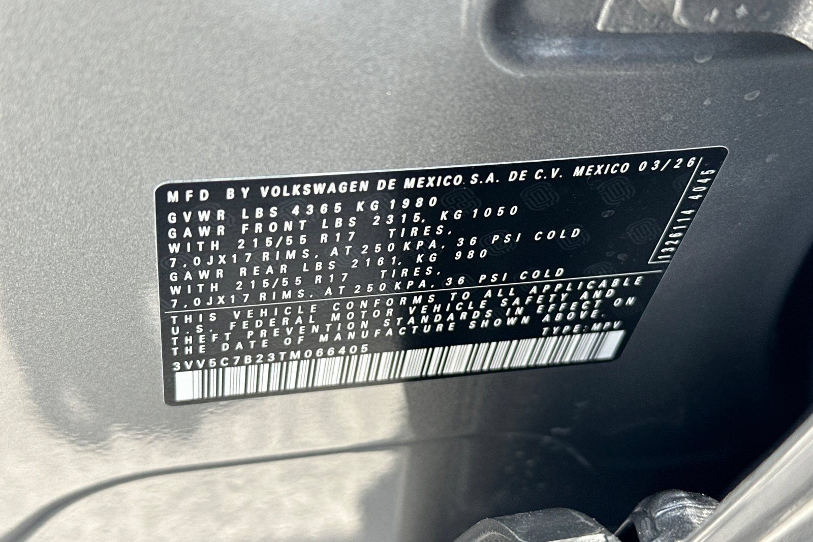 New 2026 Volkswagen Taos S FWD image 23