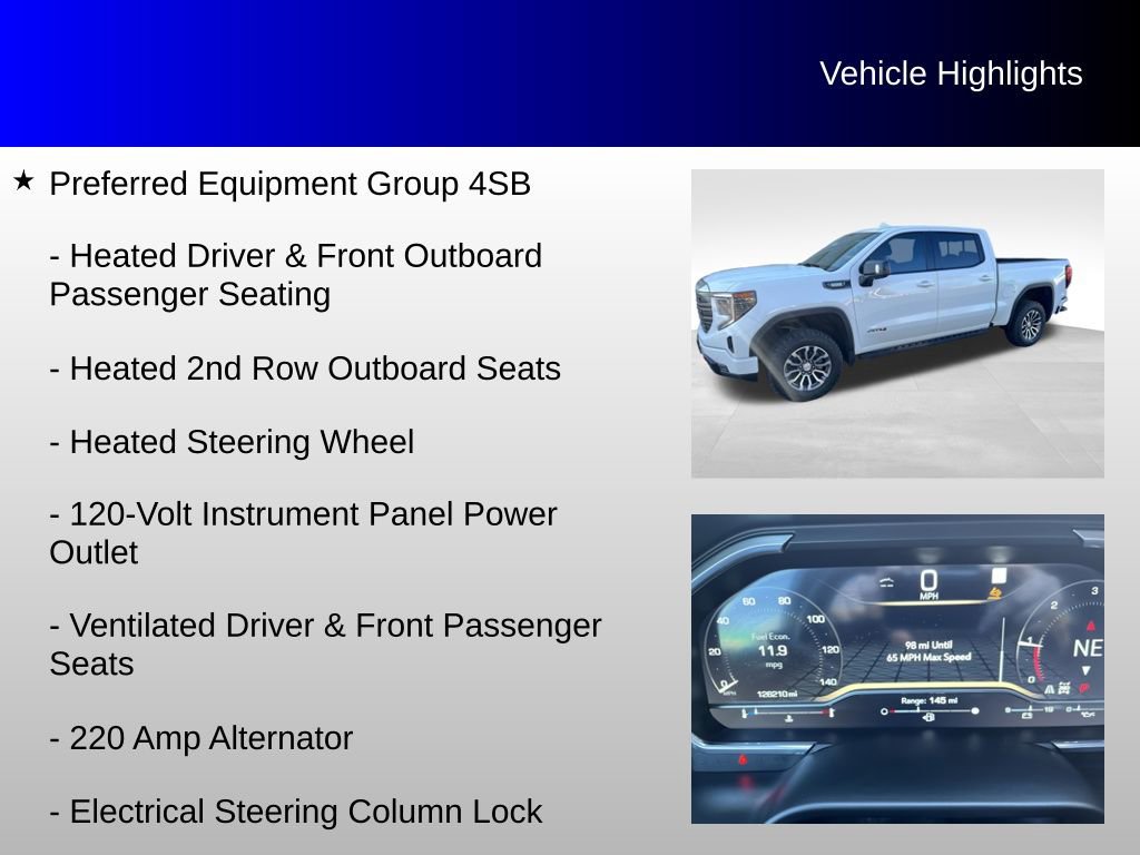 Used 2022 GMC Sierra 1500 AT4 w/ Sierra Safety Plus Package AWD/4WD image 24