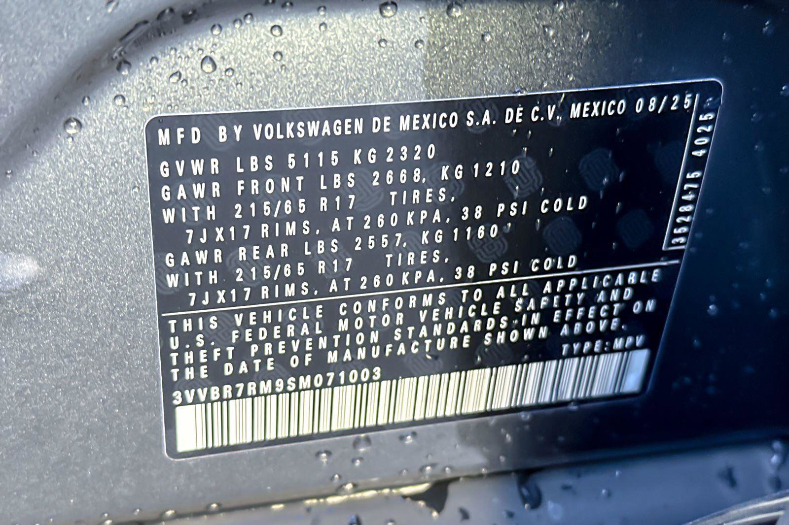 New 2025 Volkswagen Tiguan S image 26