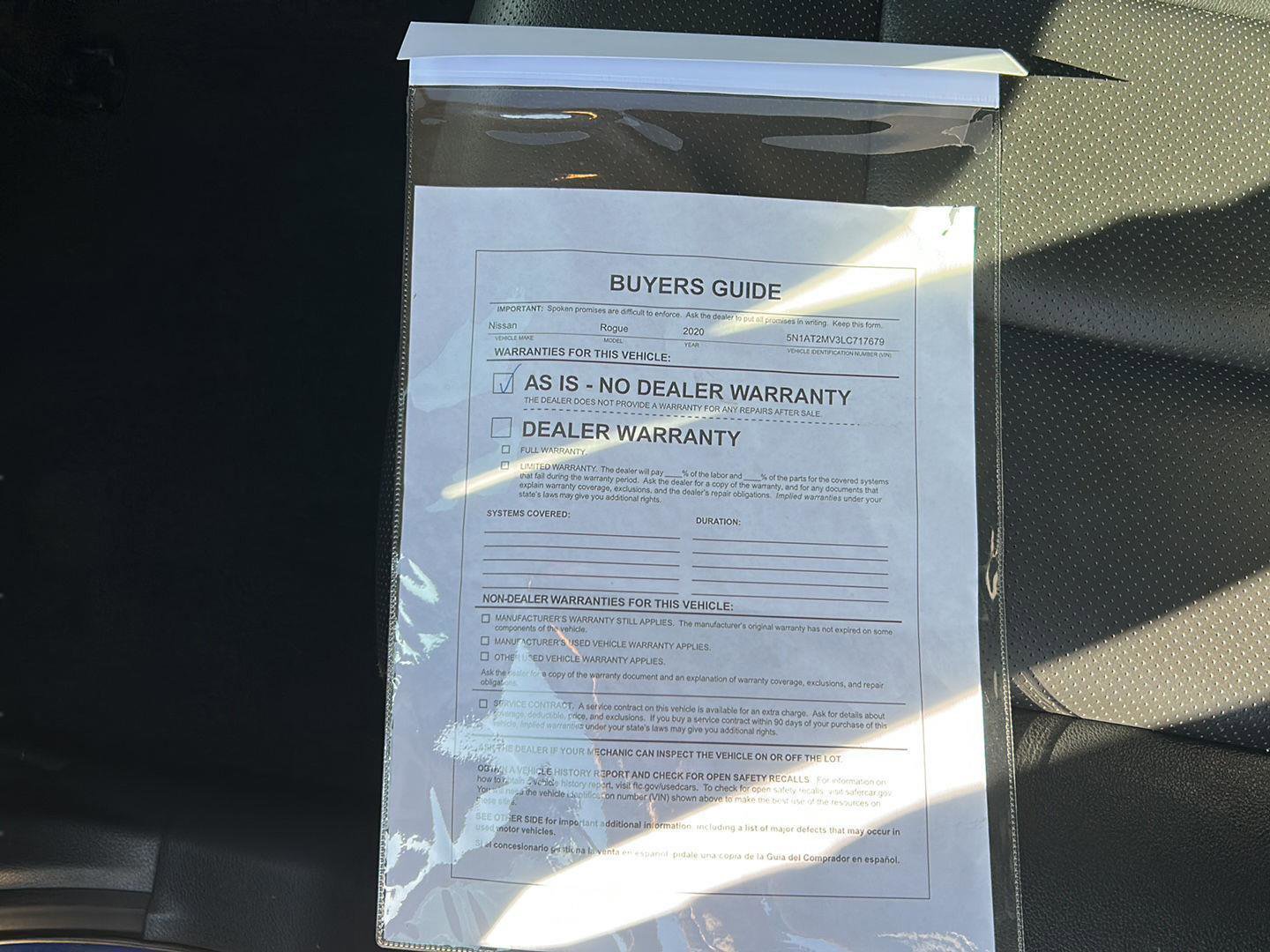 Used 2020 Nissan Rogue SL w/ Premium Package AWD/4WD image 31