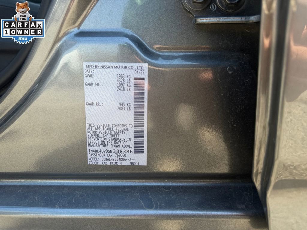 Certified 2025 Nissan Altima 2.5 SV FWD image 24