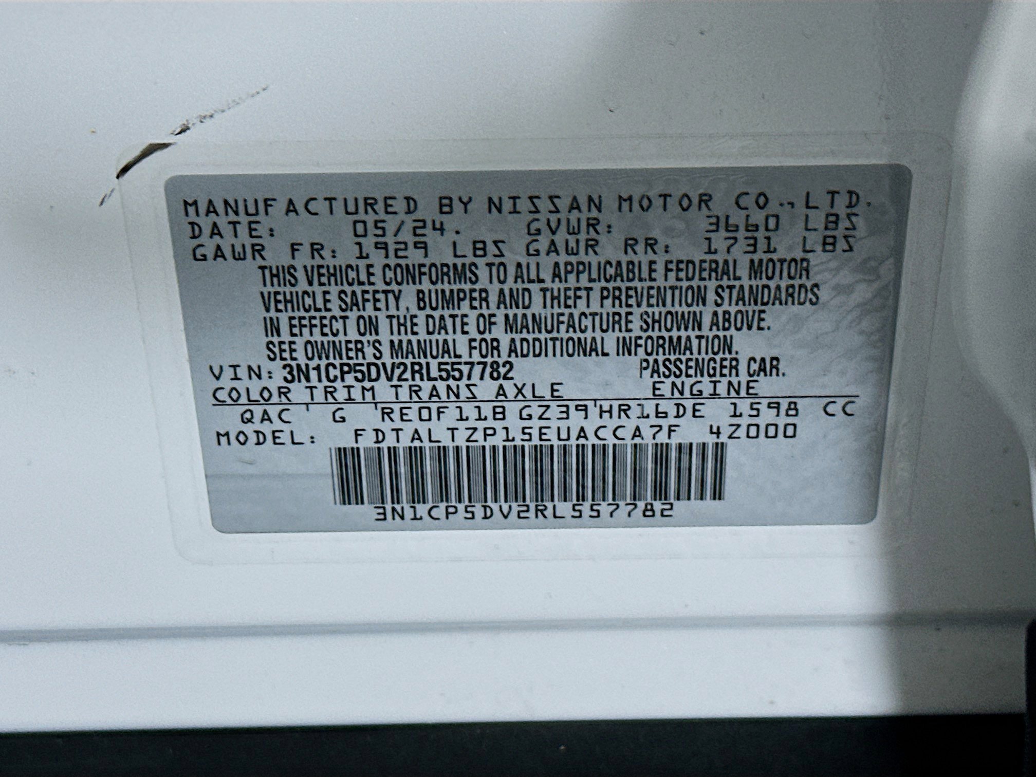 Used 2024 Nissan Kicks SR w/ SR Premium Package image 12