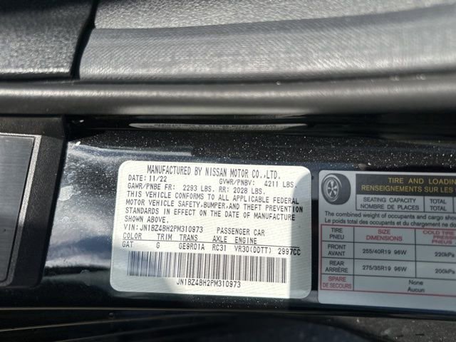 Used 2023 Nissan Z Performance w/ Floor Mat Package (L93) image 41