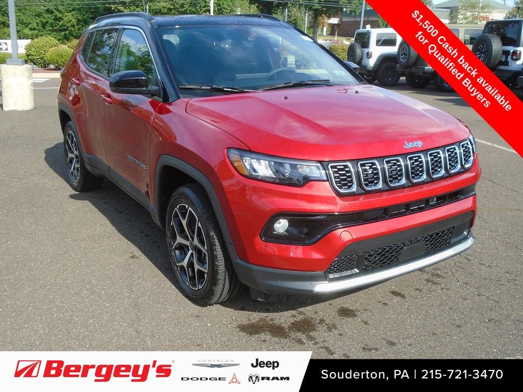 New 2025 Jeep Compass Limited w/ Sun & Sound Group