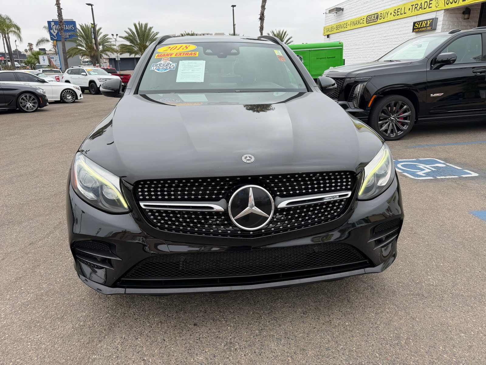 Used 2018 Mercedes-Benz GLC 43 AMG 4MATIC w/ Designo Black Leather Package image 8