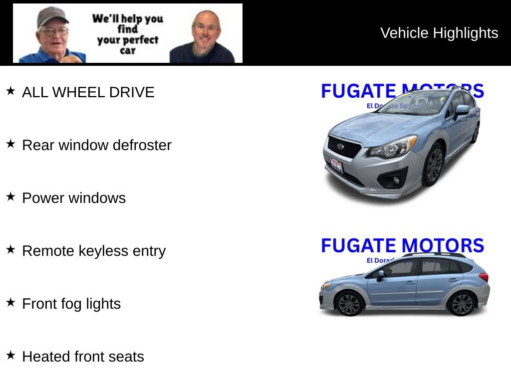 Used 2012 Subaru Impreza 2.0i Sport Premium AWD/4WD image 8