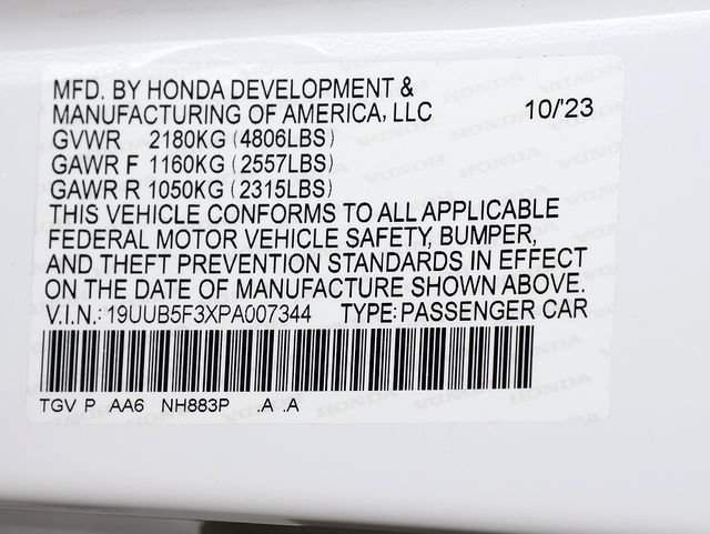 Used 2023 Acura TLX FWD image 37