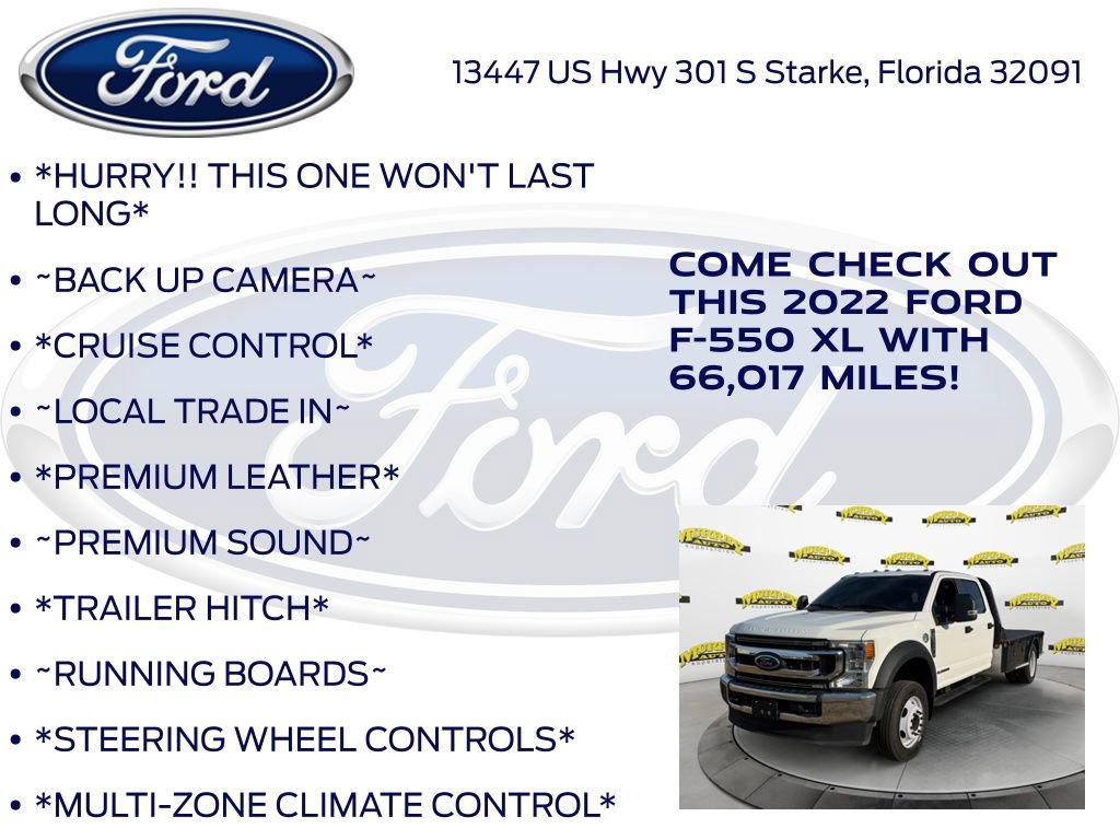 Used 2022 Ford F550 2WD Crew Cab Super Duty w/ Power Equipment Group image 10