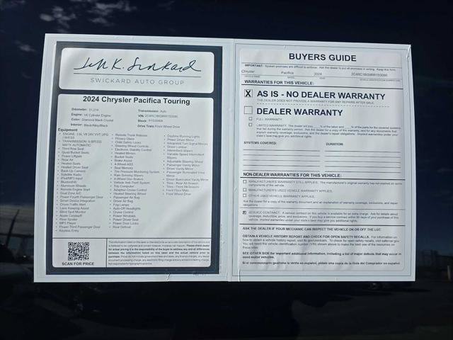Used 2024 Chrysler Pacifica Touring-L FWD image 19