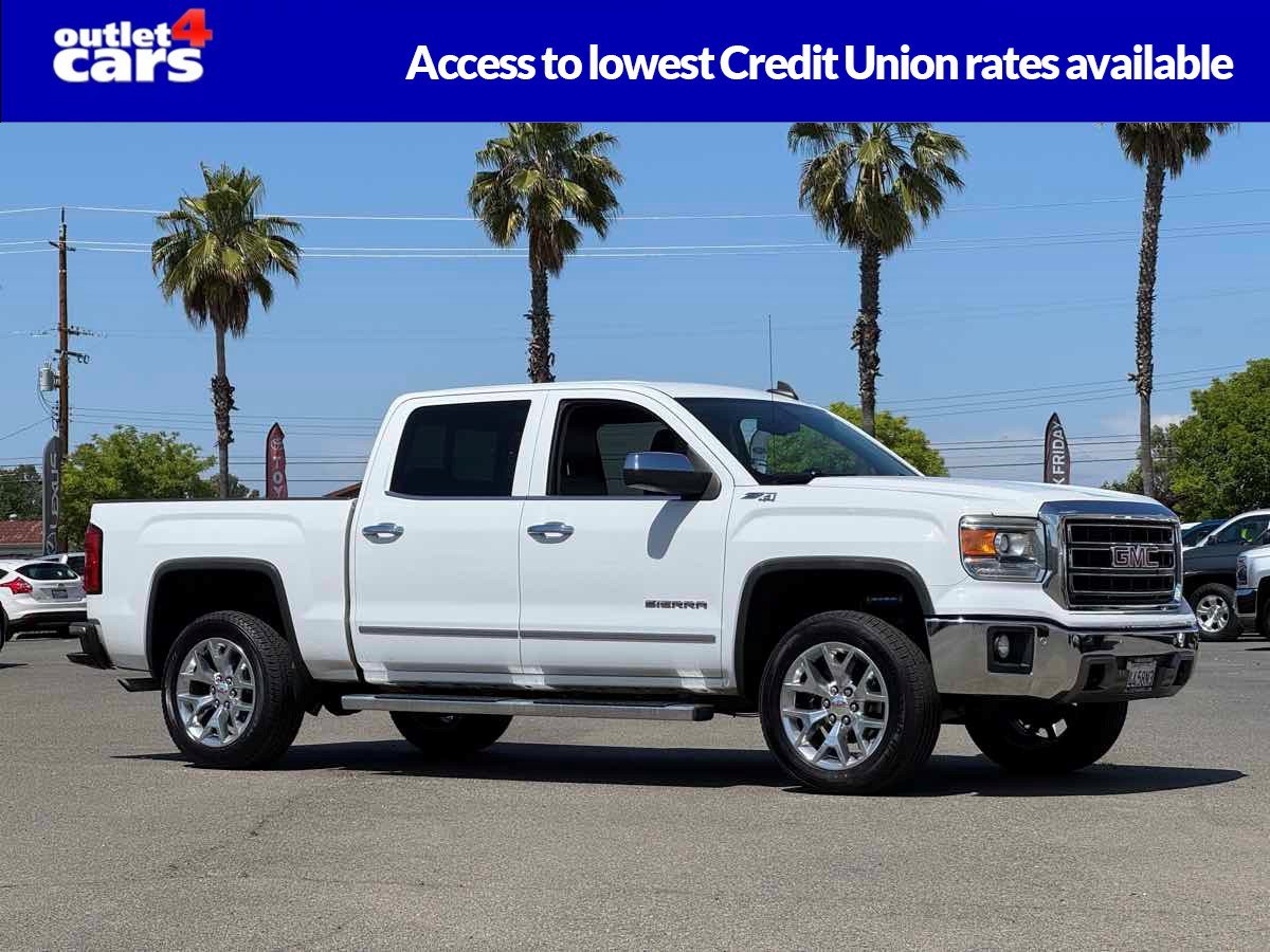 Used 2015 GMC Sierra 1500 SLT w/ SLT Crew Cab Value Package AWD/4WD image 1
